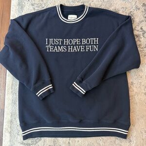 Abercrombie & Fitch NFL Collection Vintage Crewneck Sweatshirt Size Large